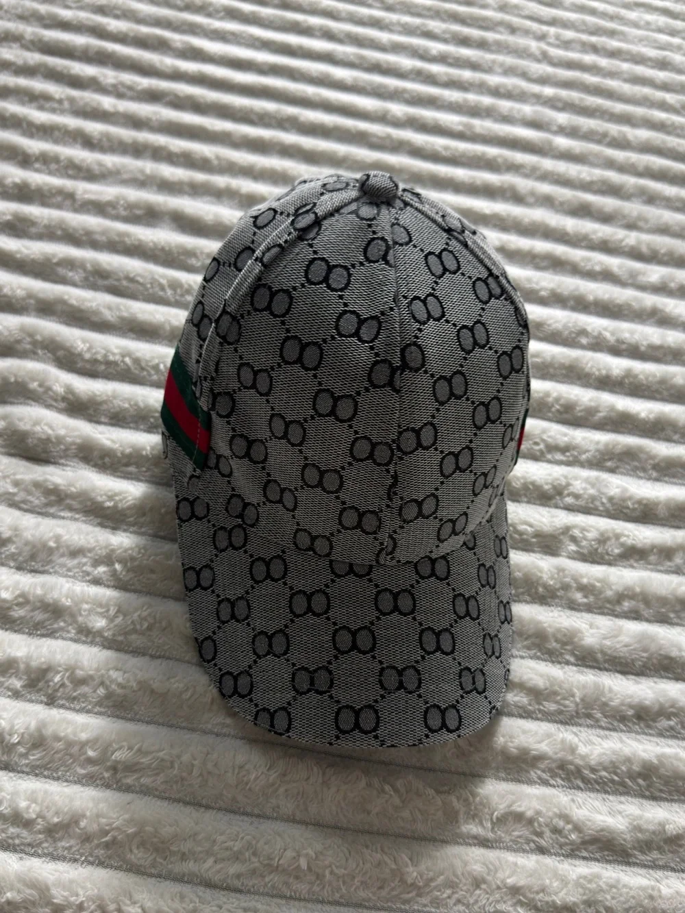 GUCCI Baseball Cap Men's grey GG Campus one size